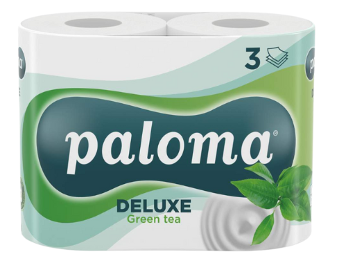 TOALET PAPIR PALOMA DELUXE GREEN TEA 4/1 3SL
